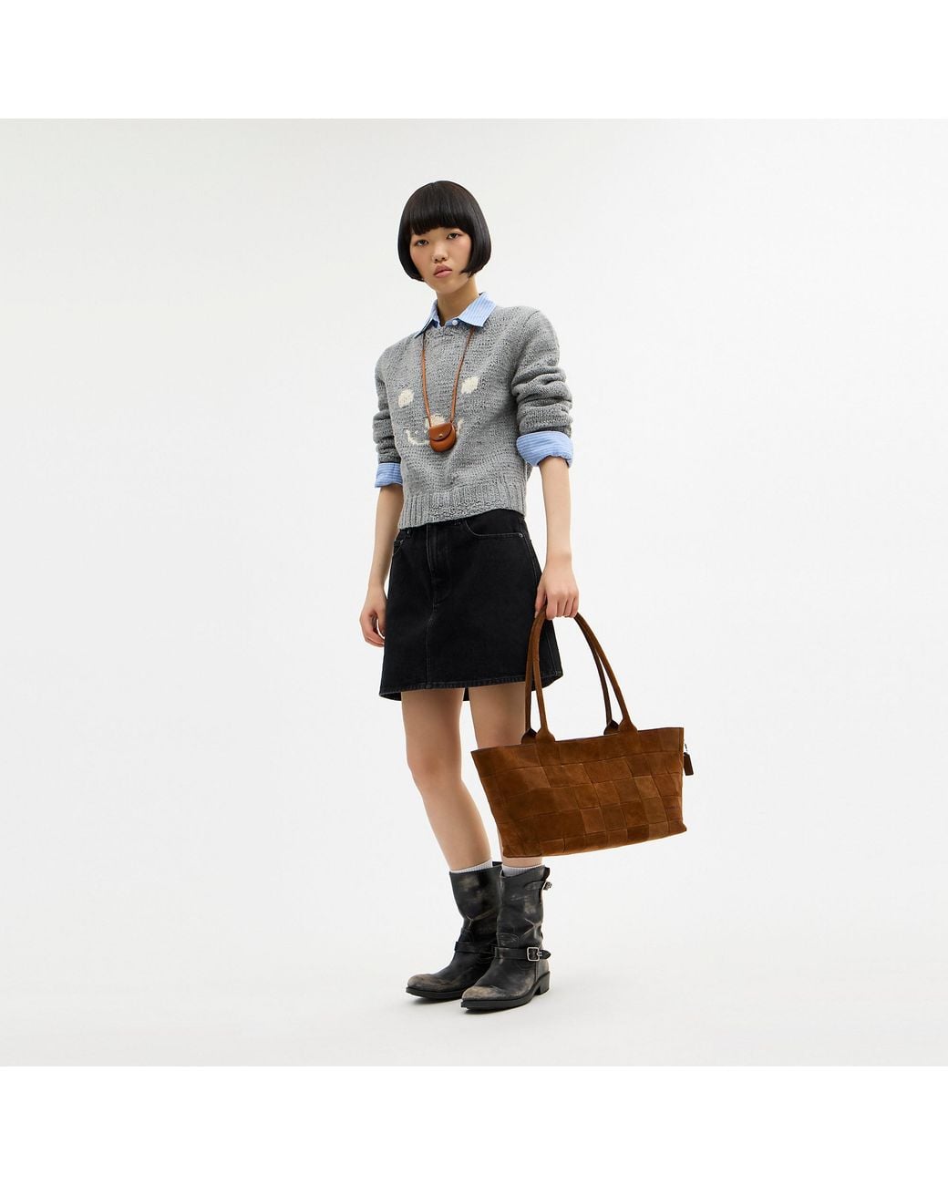Coachtopia Brown Alter/Ego Large Tote Bag