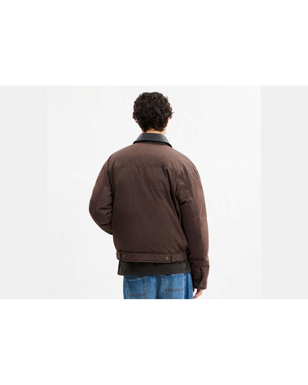 COACH Black Heritage C Puffer Jacket for men