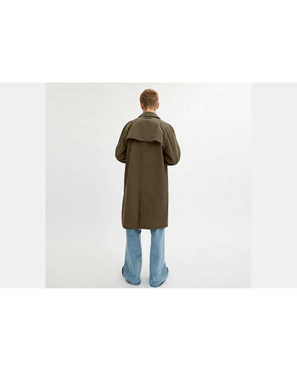 Manteau Mac En Pour Hommes, Taille COACH pour homme en coloris Green