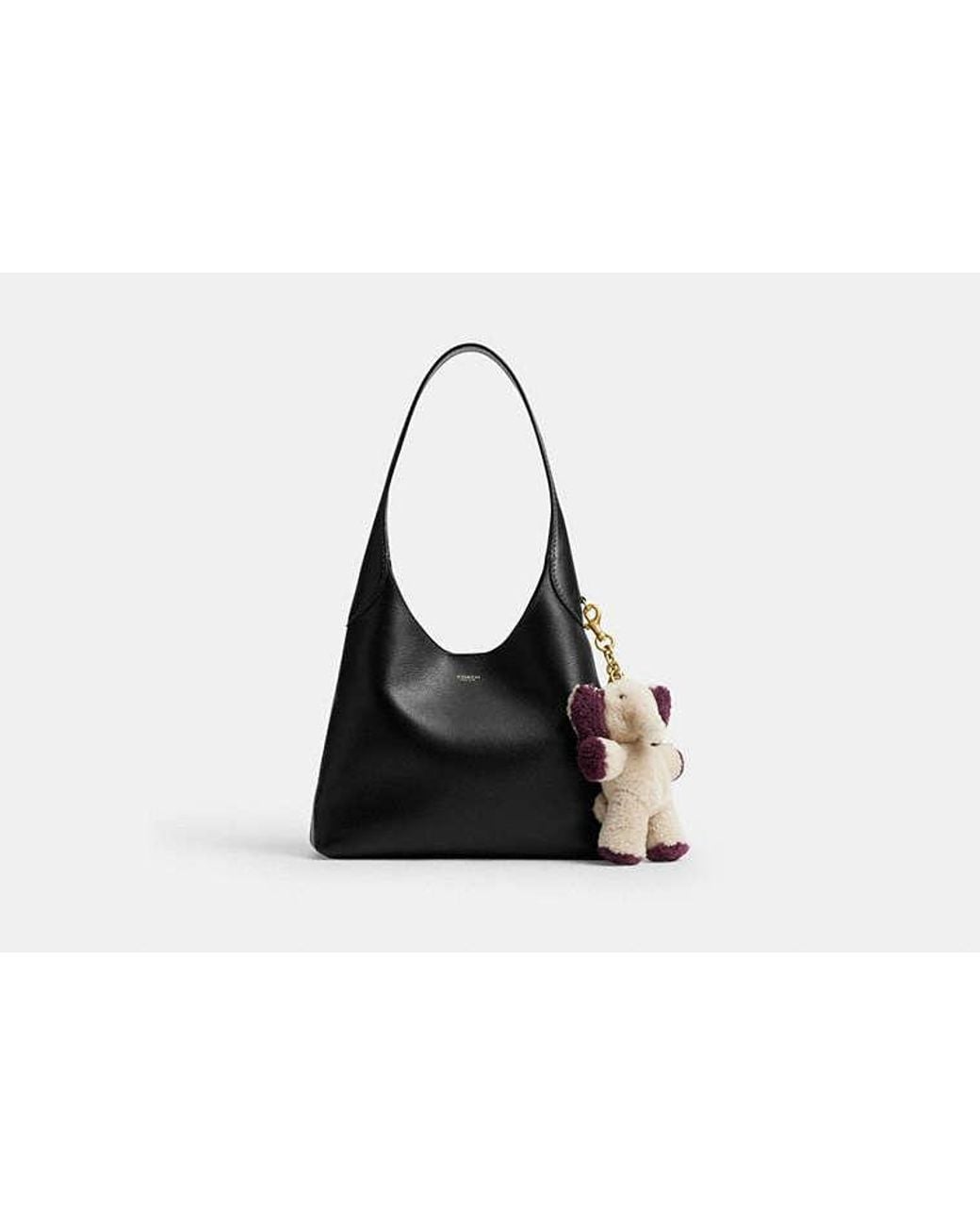 COACH Black Ellie Bag Charm