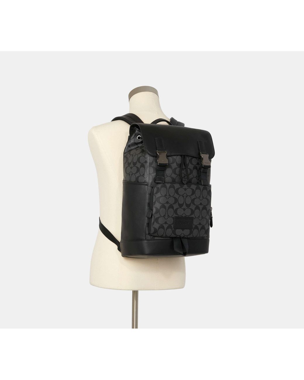 COACH Track Backpack in Black for Men Lyst UK