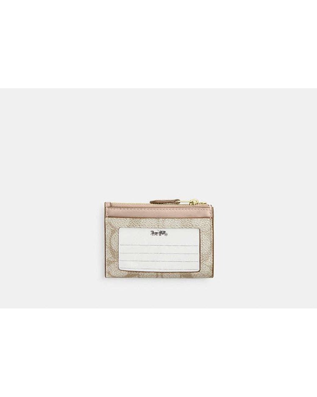 COACH Black Mini Skinny Id Case