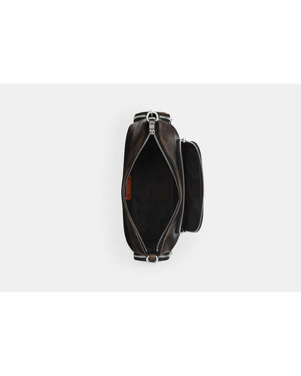 COACH Black Laurel Shoulder Bag With Pockets