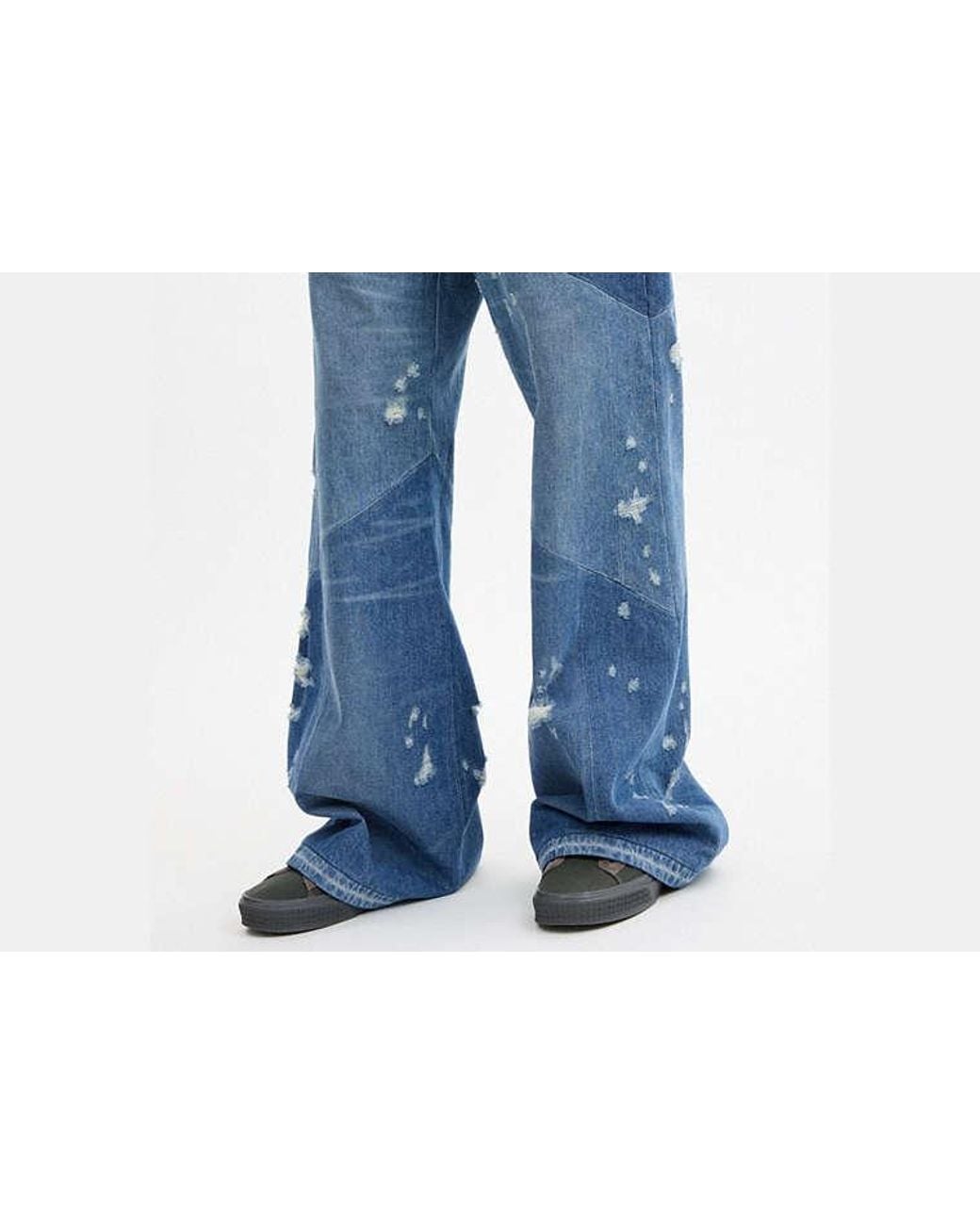 COACH Blue Denim Pants for men