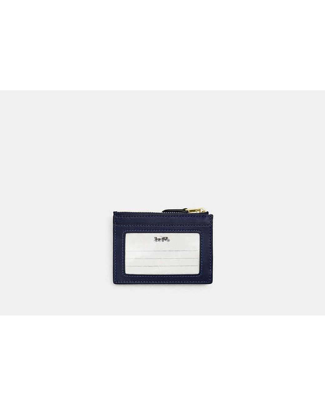 COACH Black Mini Skinny Id Case