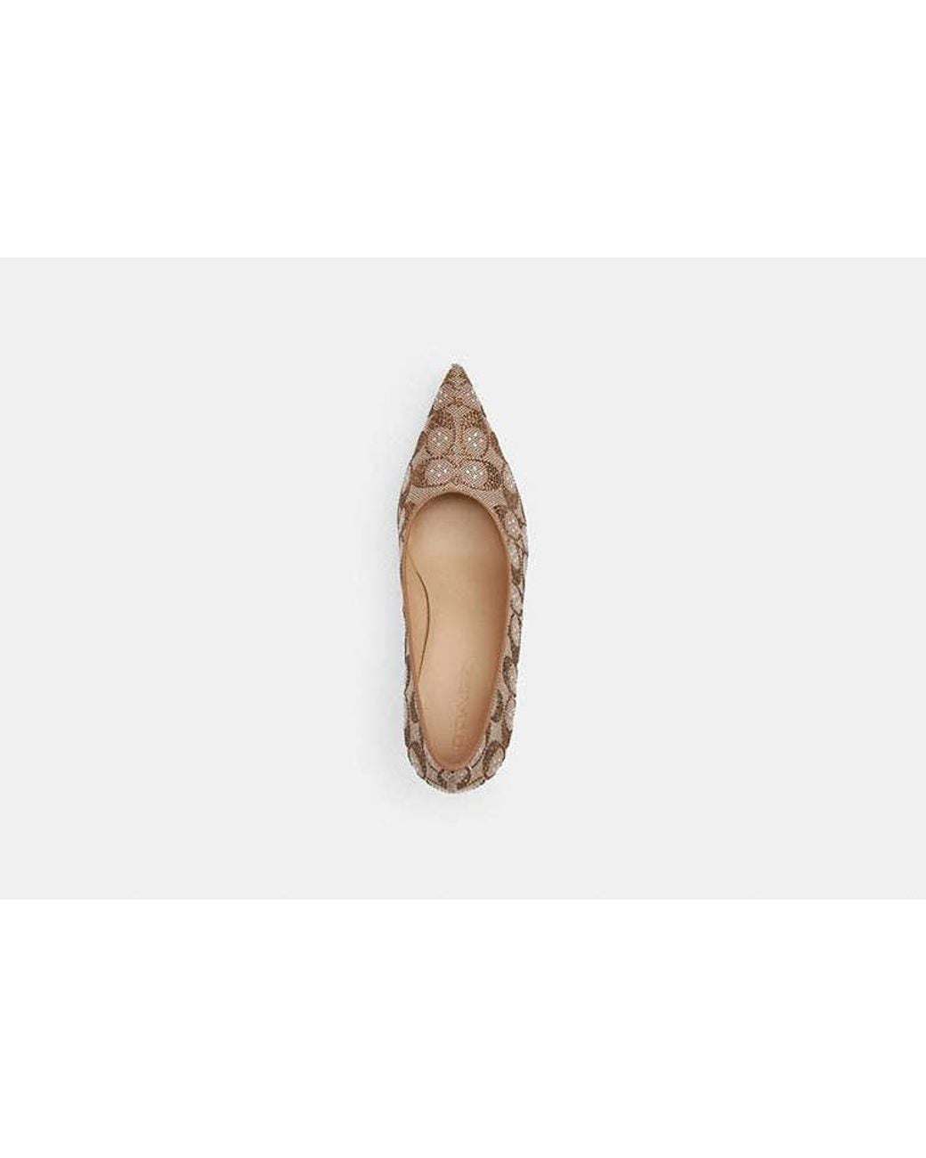 COACH Black Daisy Pump