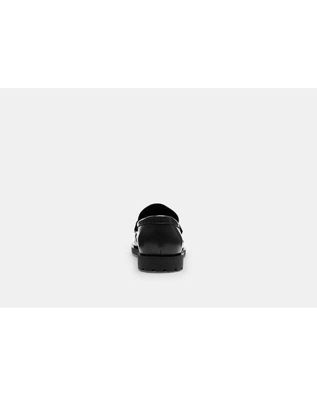 COACH Black Reagan Penny Loafer for men