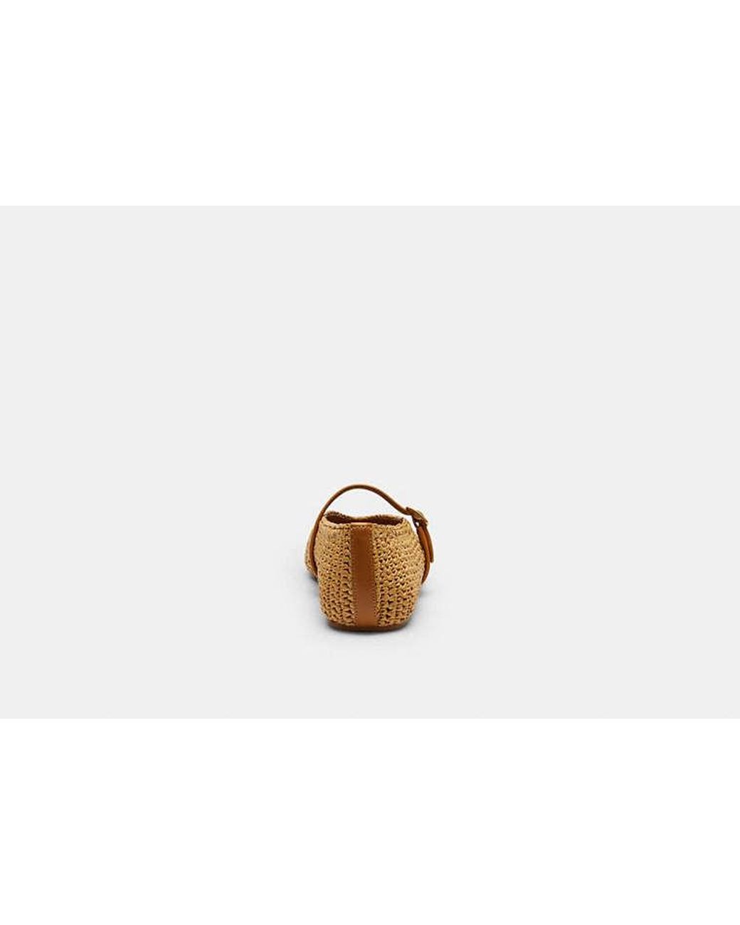 COACH Black Sculpted C Soft Mary Jane