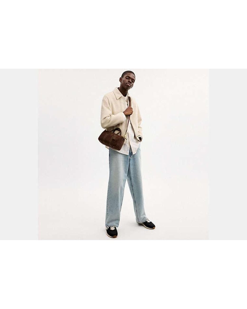 COACH Black Compass Bag 25
