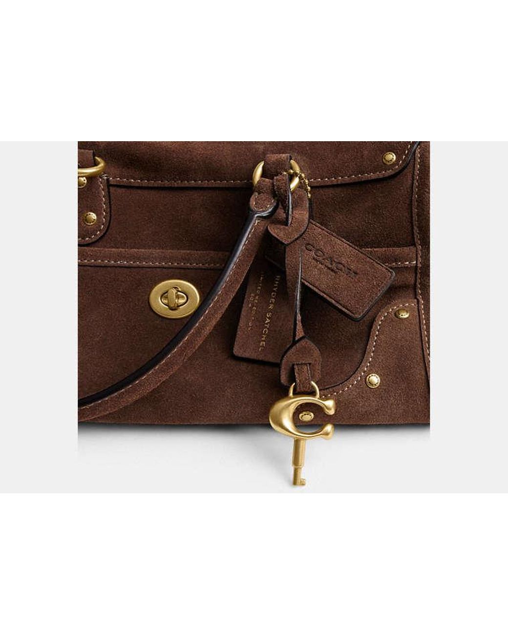 COACH Black Rhyder Satchel Bag 24