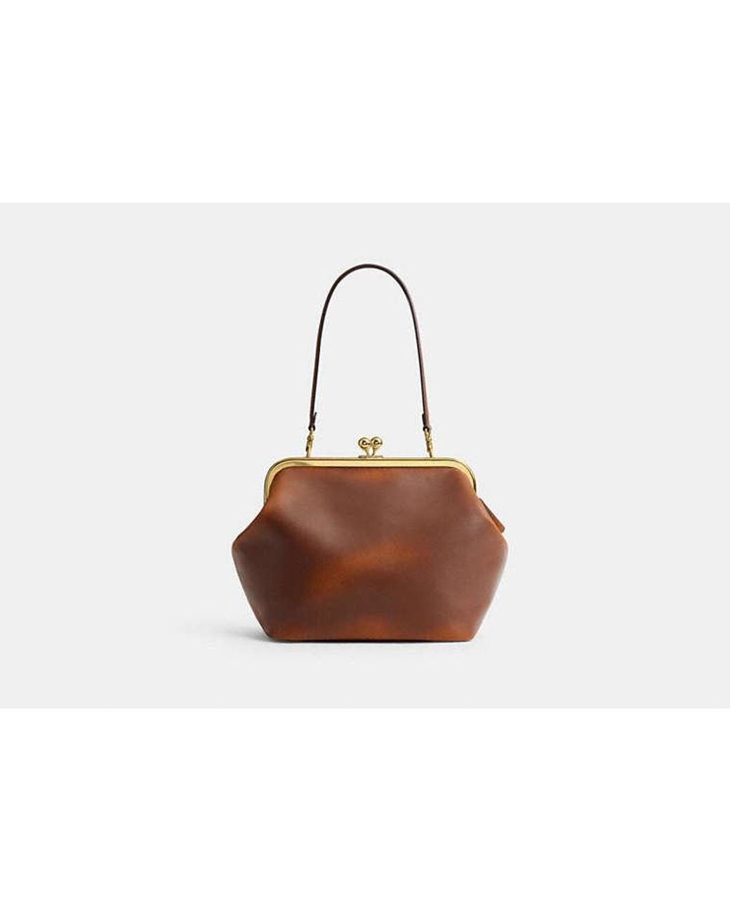 COACH Black Kisslock Frame Bag 27