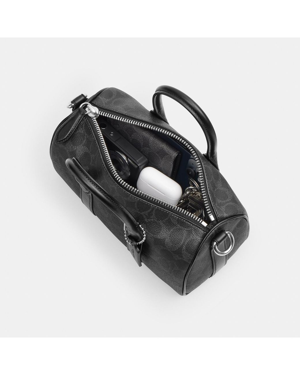 COACH Black Compass Bag 25 for men