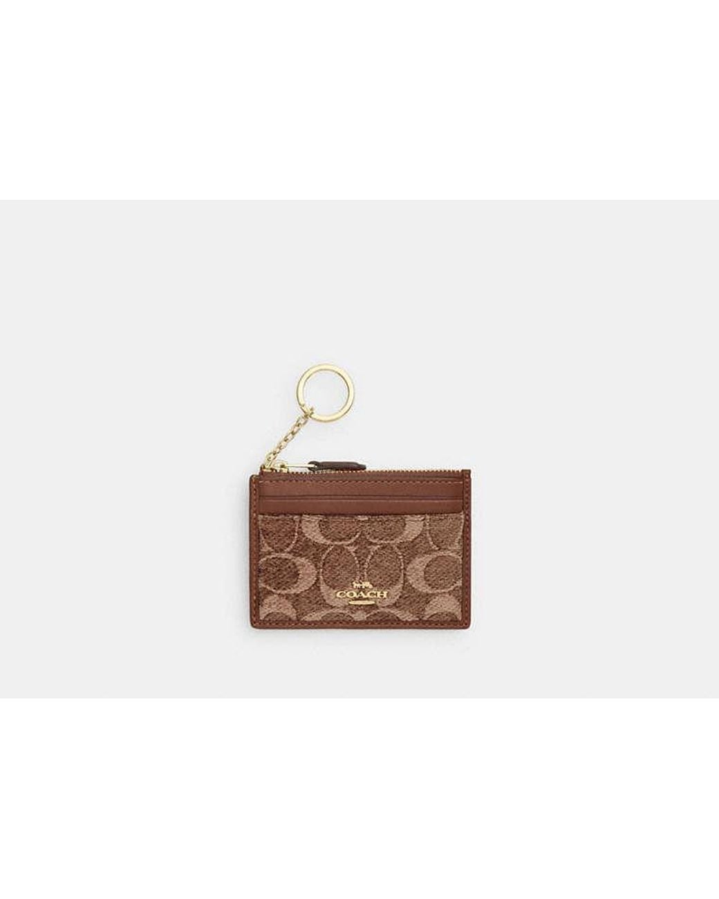 COACH Black Mini Skinny Id Case