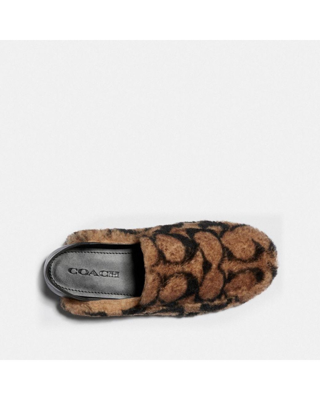 coach zoe slipper
