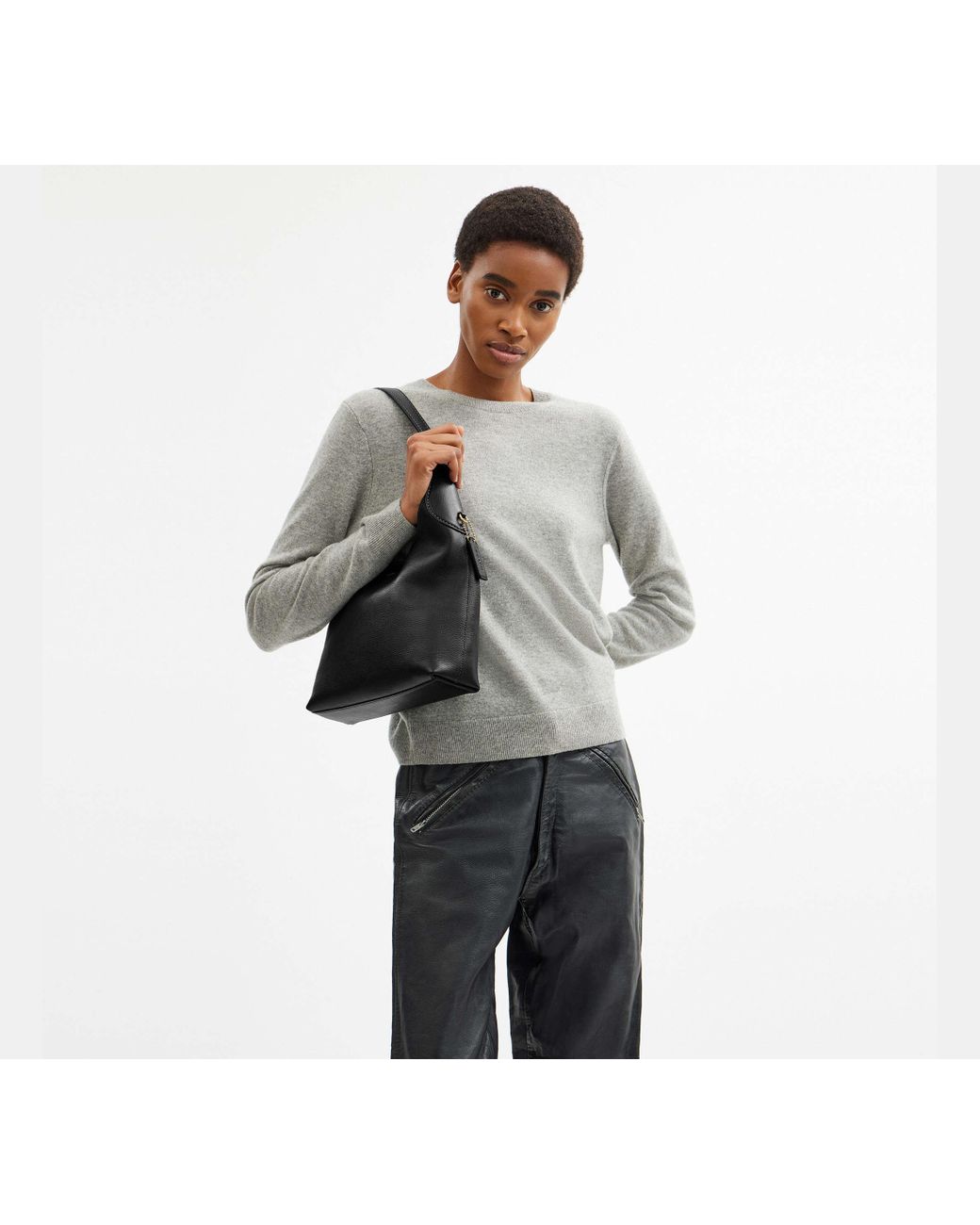 COACH Black Brooklyn Shoulder Bag