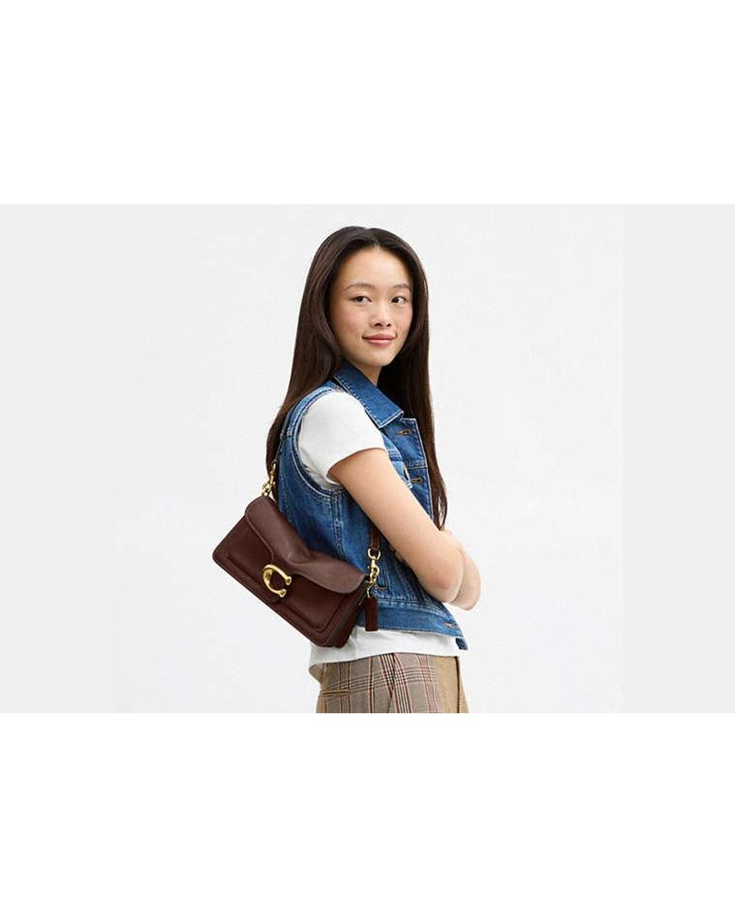 COACH Black Tabby Shoulder Bag 26