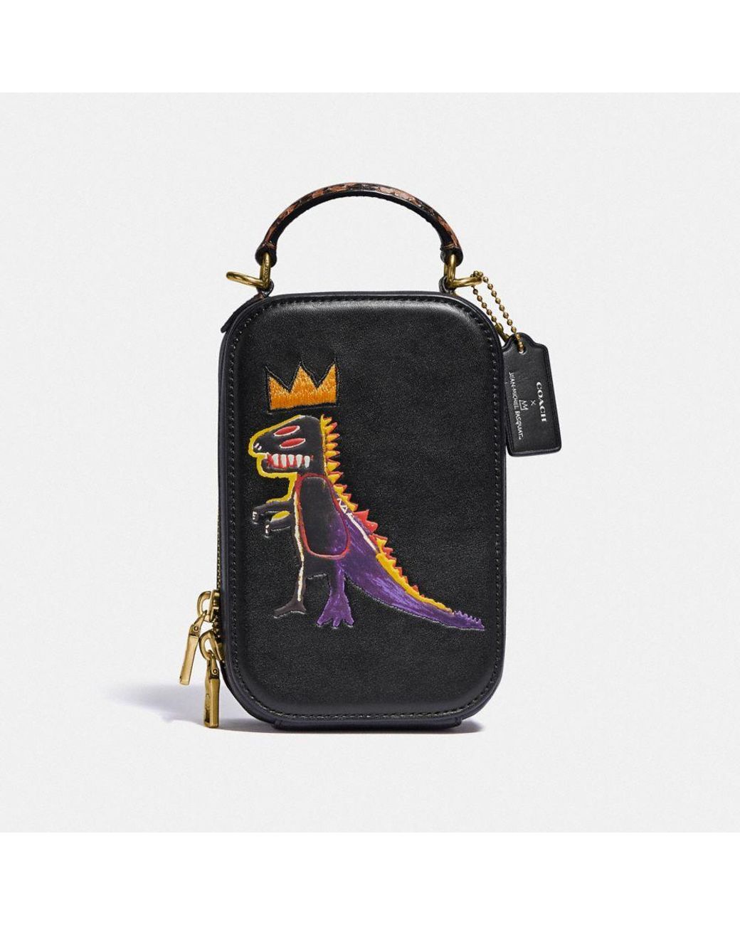 Sac pour appareil photo Alie X Jean-Michel Basquiat avec détails en peau de  serpent ® COACH en coloris Noir | Lyst