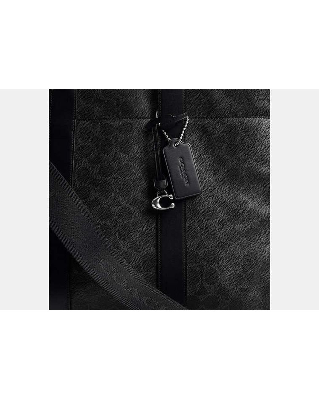 COACH Black Wesley Tote for men
