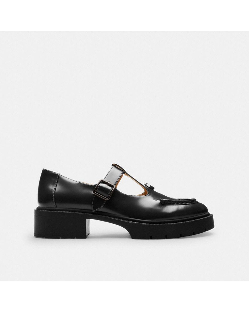 COACH Mary Jane Shoes in Black | Lyst