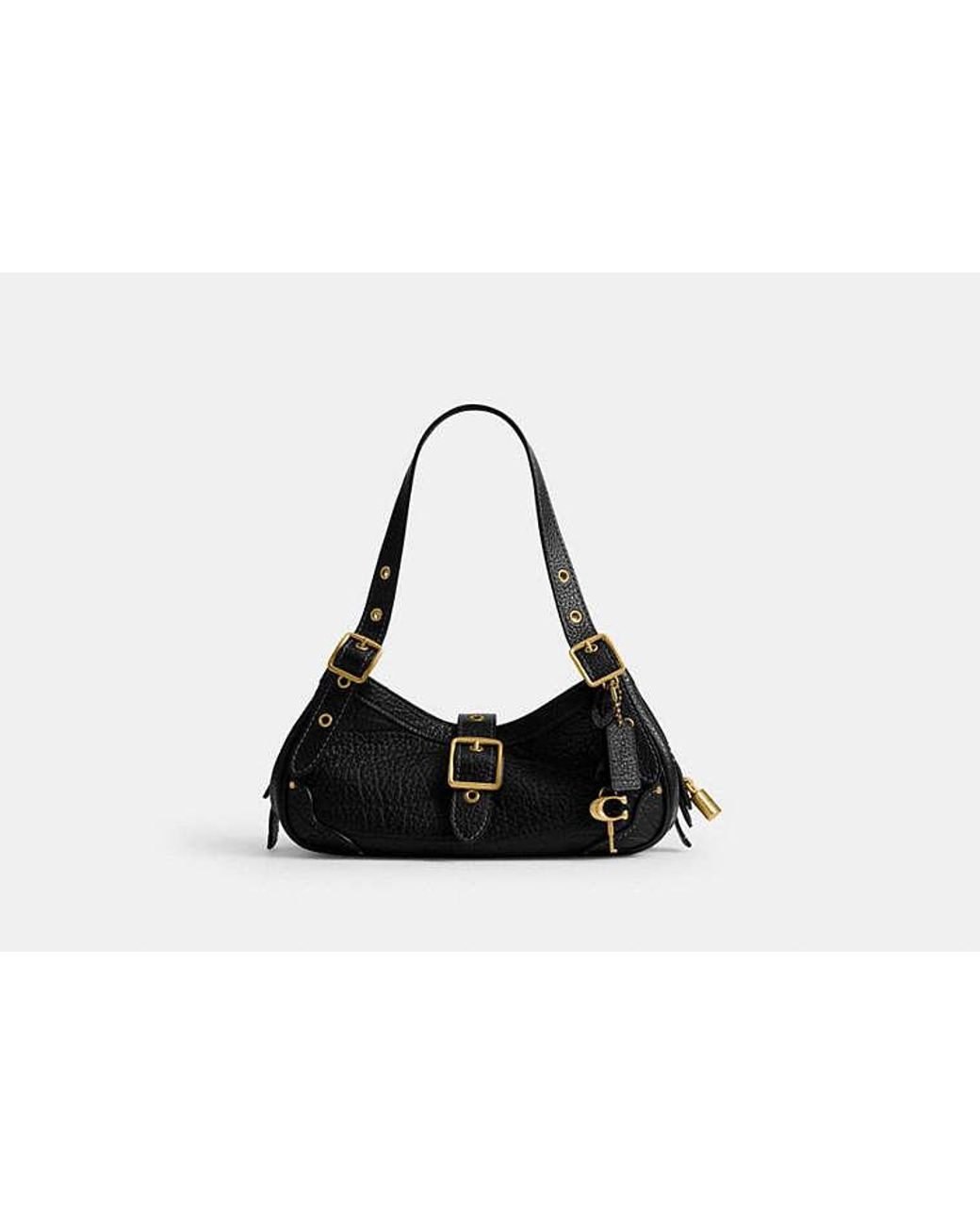 COACH Black Drifter Shoulder Bag 31