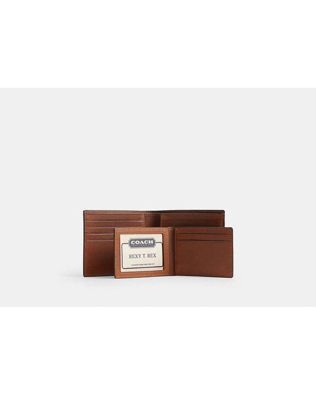 COACH White 3-In-1 Wallet for men