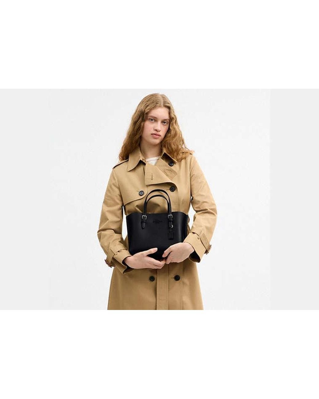 COACH Black Mollie Tote Bag 25