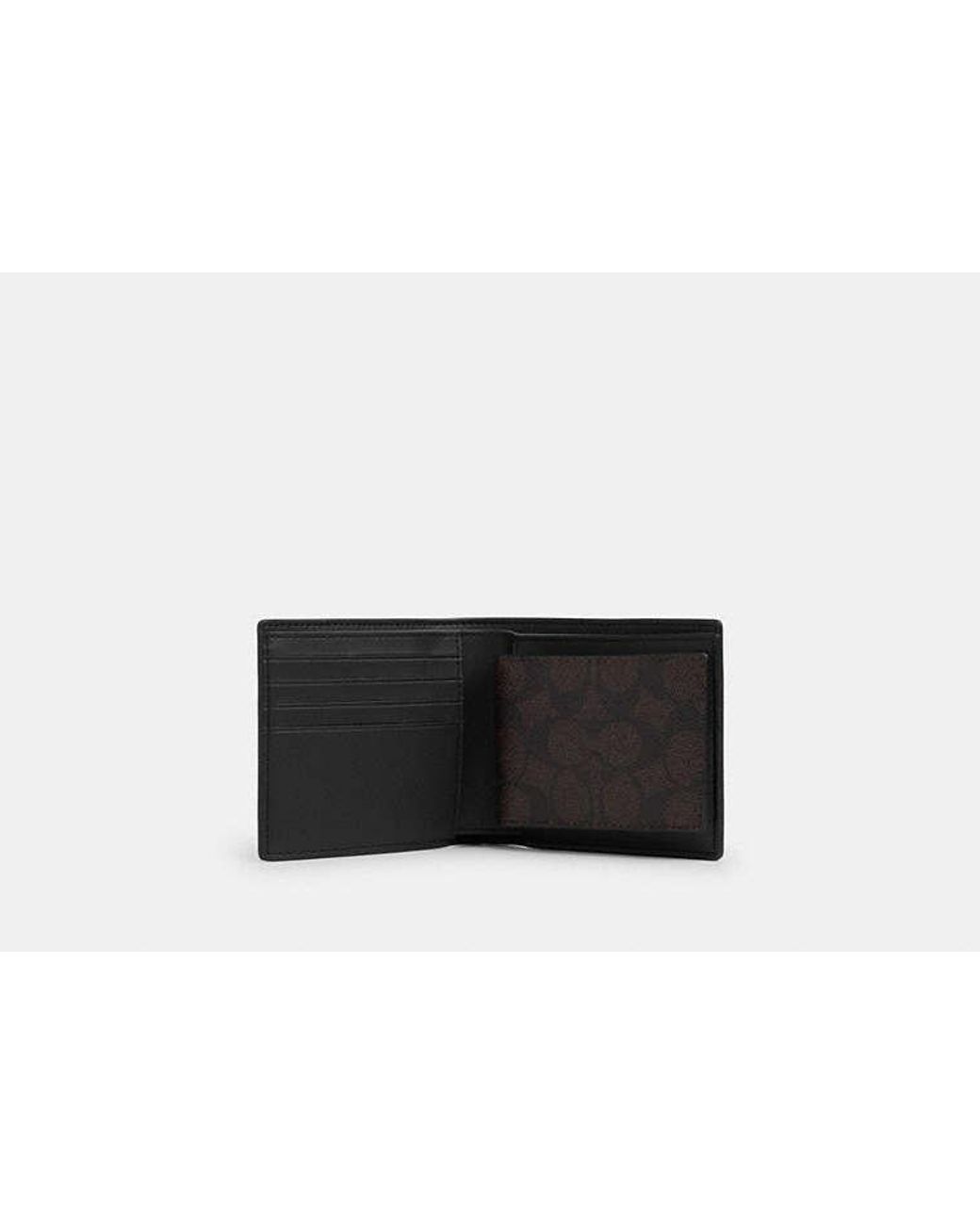 COACH Black 3-In-1 Wallet for men