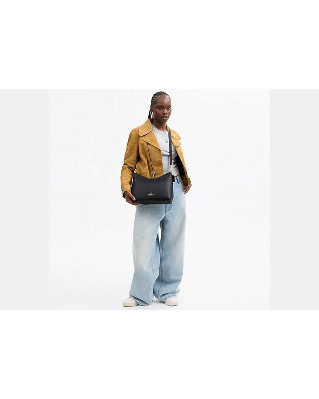 COACH Black Laurel Shoulder Bag