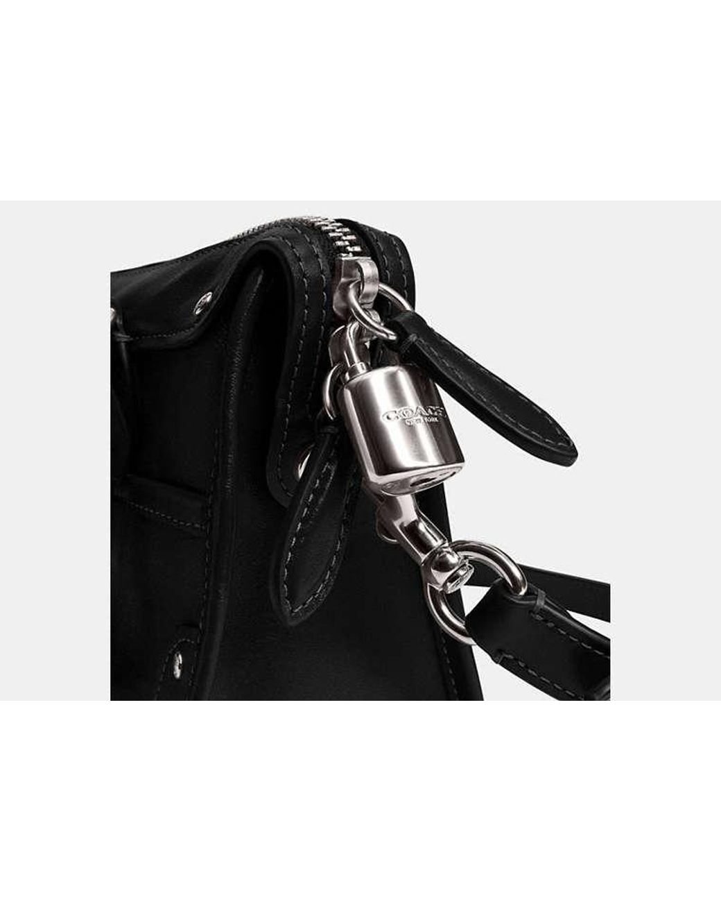 COACH Black Rhyder Satchel Bag 24