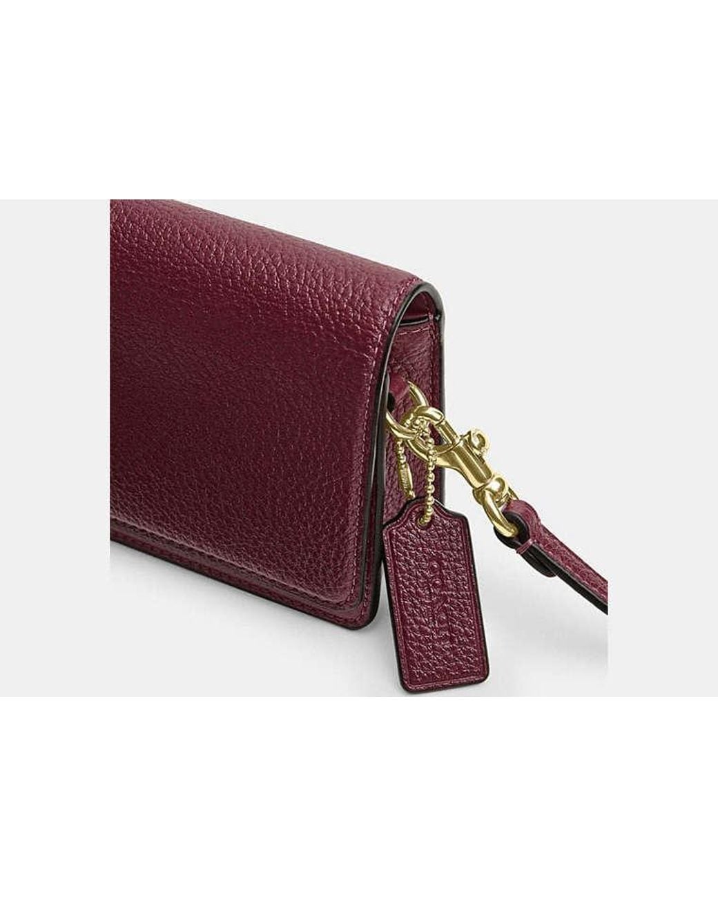 COACH Red Evie Crossbody Bag