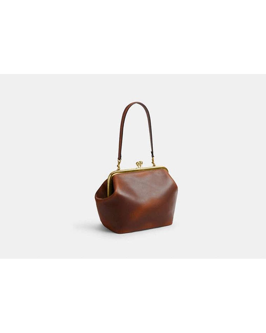COACH Black Kisslock Frame Bag 27