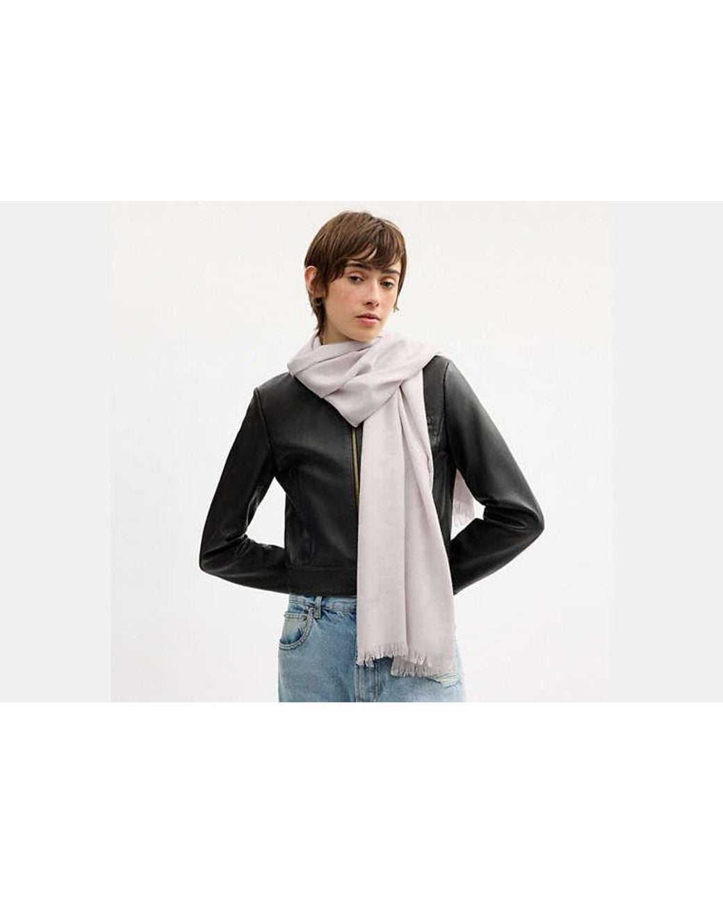 COACH Natural Signature Stole