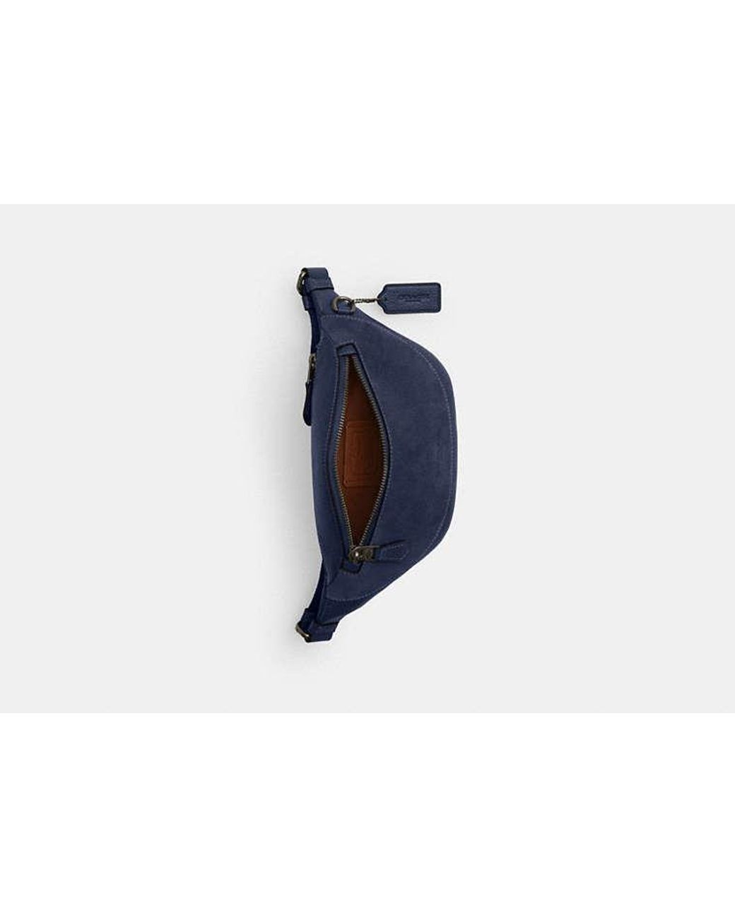 COACH Blue Warren Mini Belt Bag for men