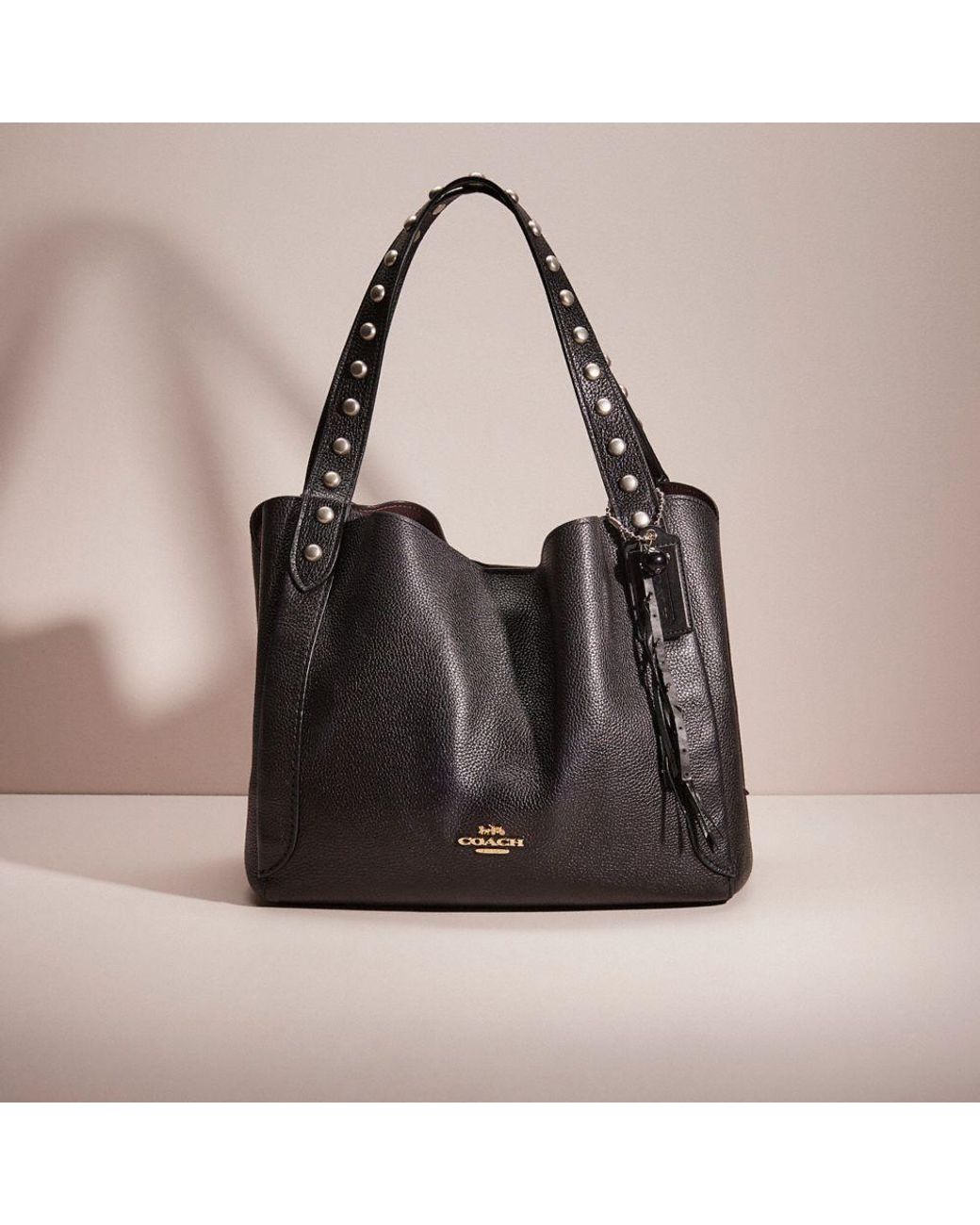 COACH Upcrafted Hadley Hobo in Black Lyst