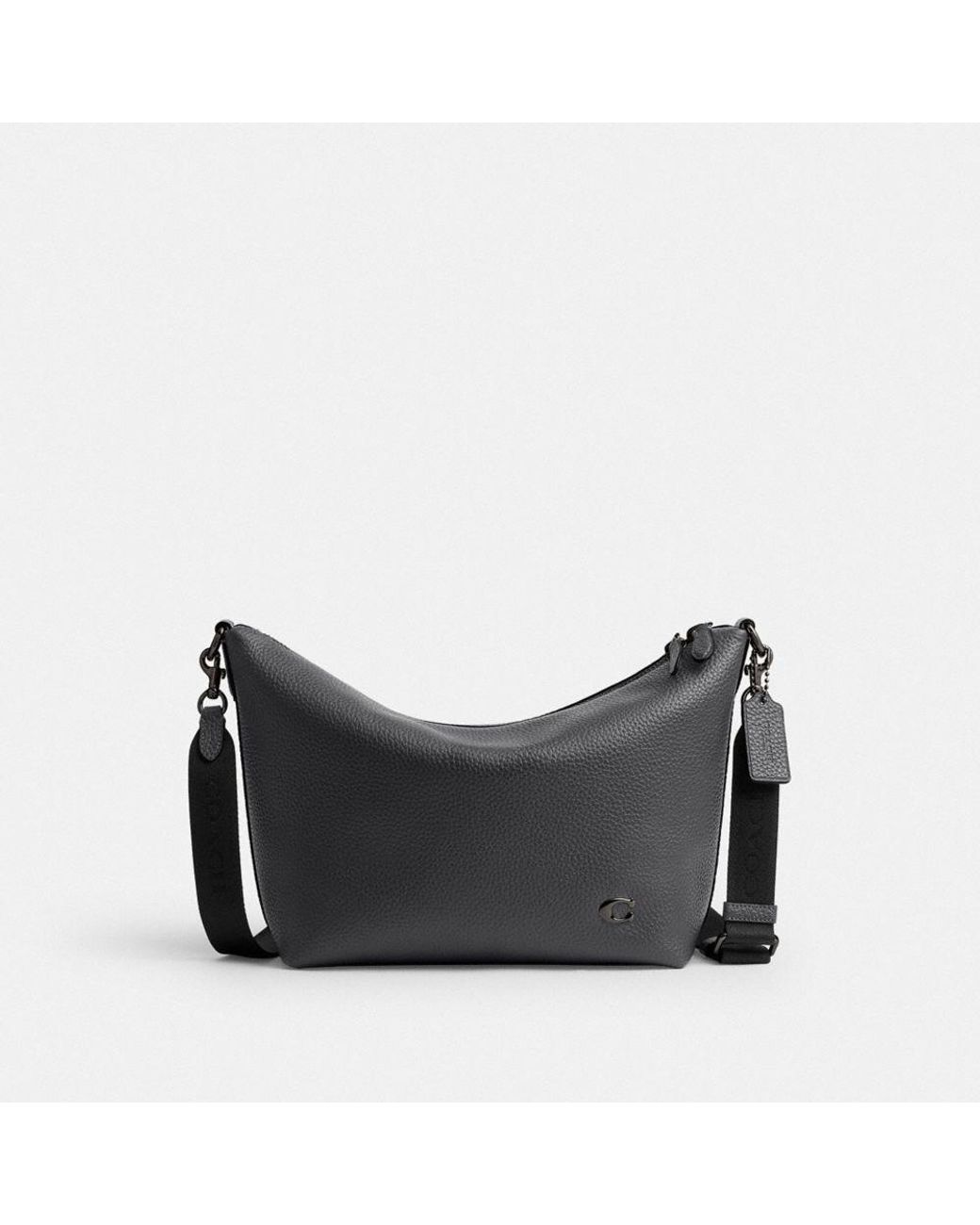 COACH Top Zip Messenger Bag in Gray for Men | Lyst