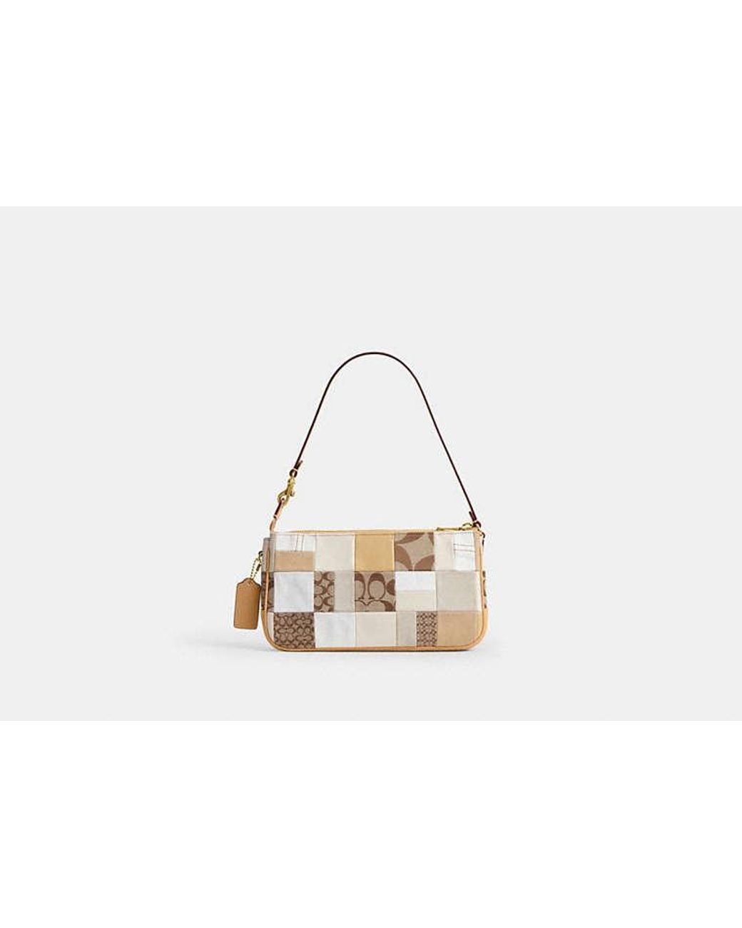 COACH Black Plaza Bag 25 With Patchwork