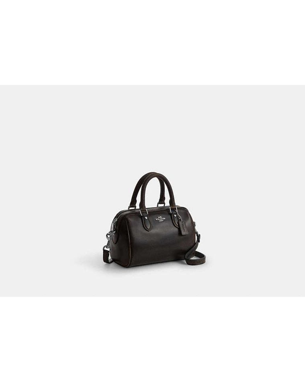COACH Black Mini Rowan Crossbody Bag