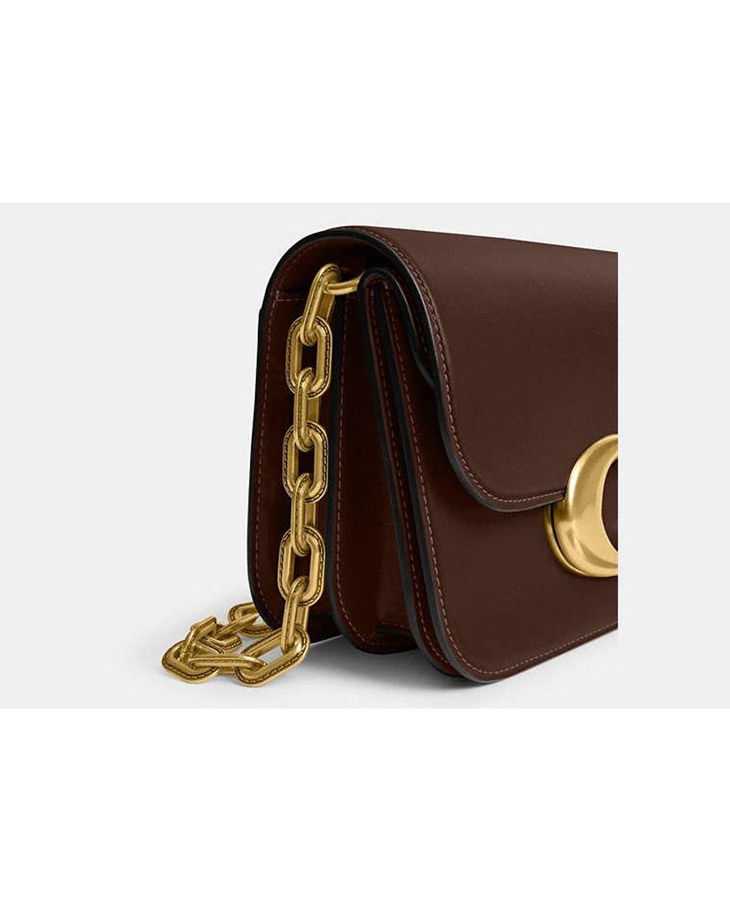 COACH Black Idol Bag (Brass/) Shoulder Handbags