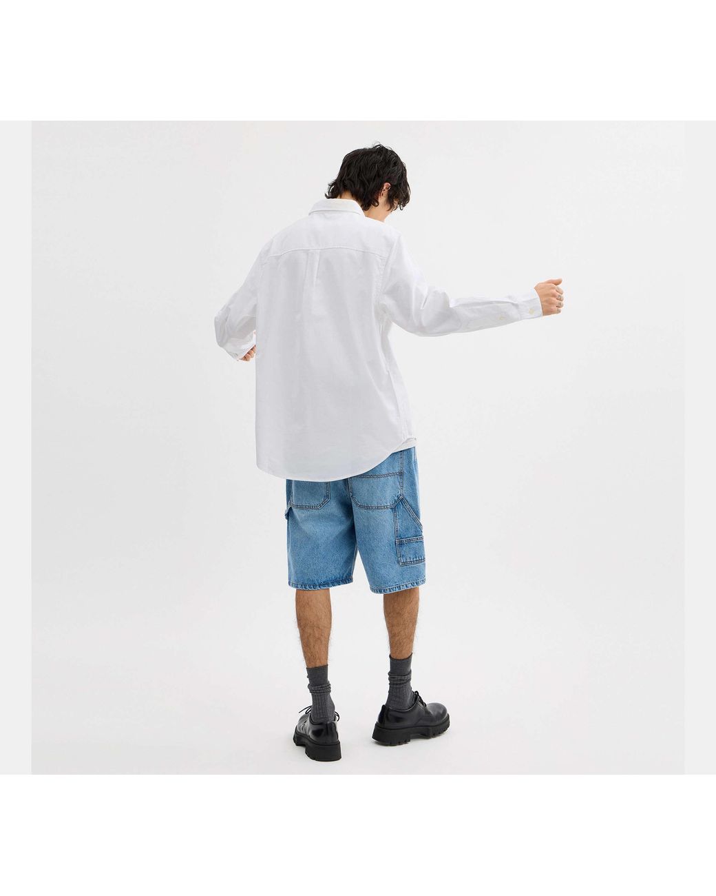 Camicia A Maniche Lunghe Con Bottoni di COACH in White da Uomo