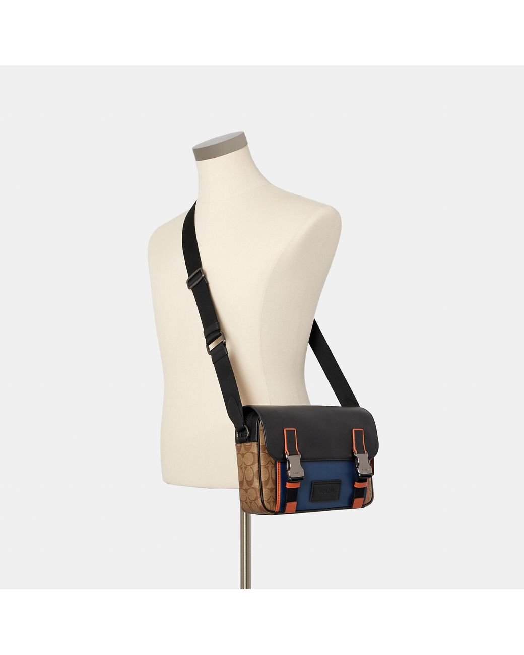 COACH Track Crossbody Bag In Colorblock Signature Canvas for Men Lyst