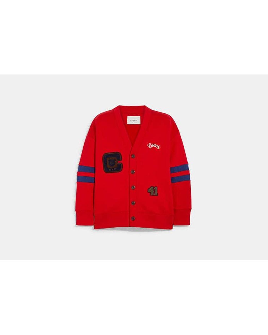 ユニセックス☆カシミア【COACH】Varsity Sweater COACH ユニセックス☆カシミア【COACH】Varsity Sweater COACH