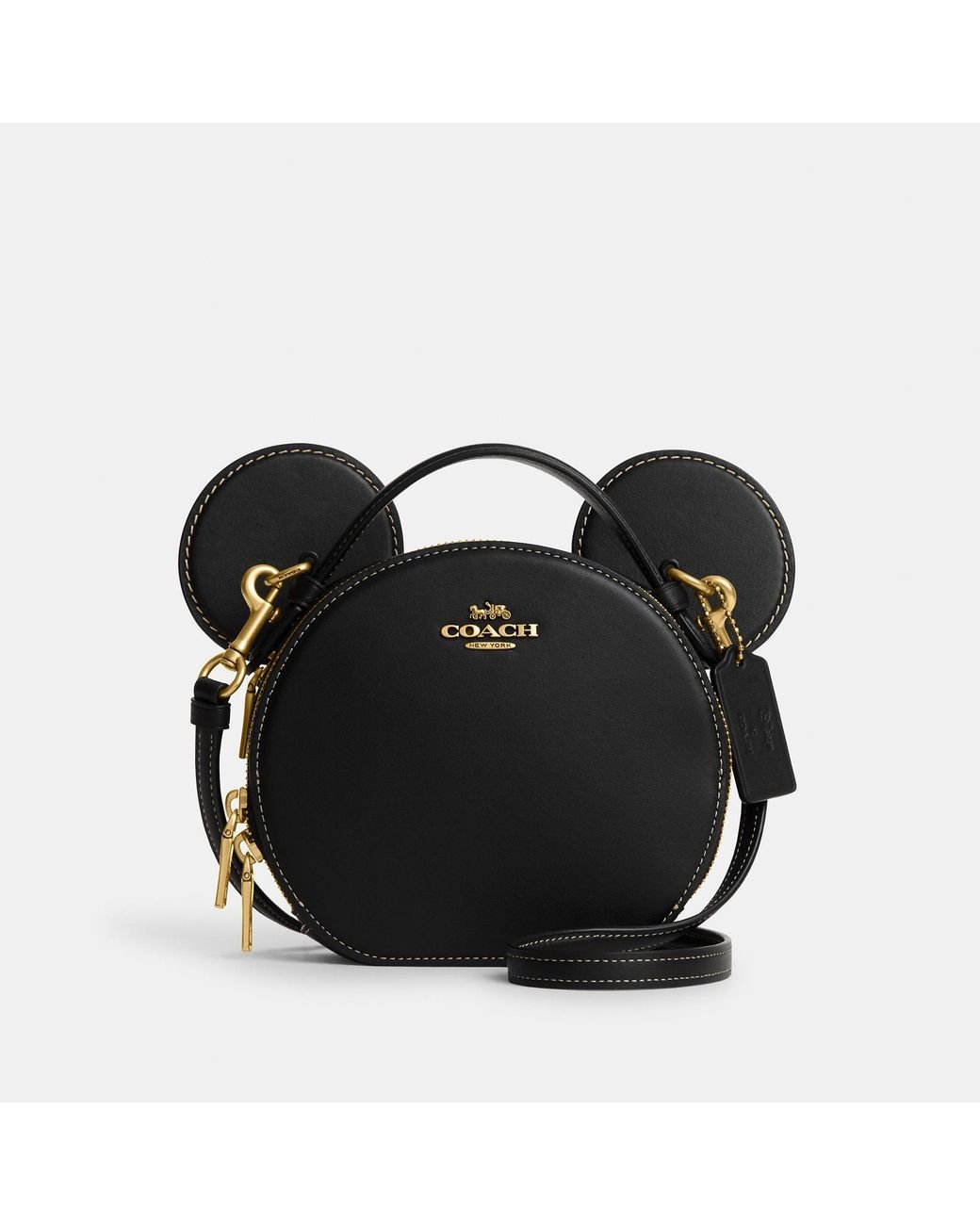 COACH Disney X Coach Mickey Mouse Ear Bag in Black Lyst