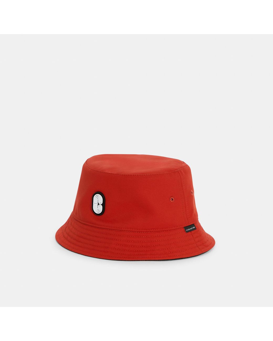 COACH Synthetic Reversible Bucket Hat 