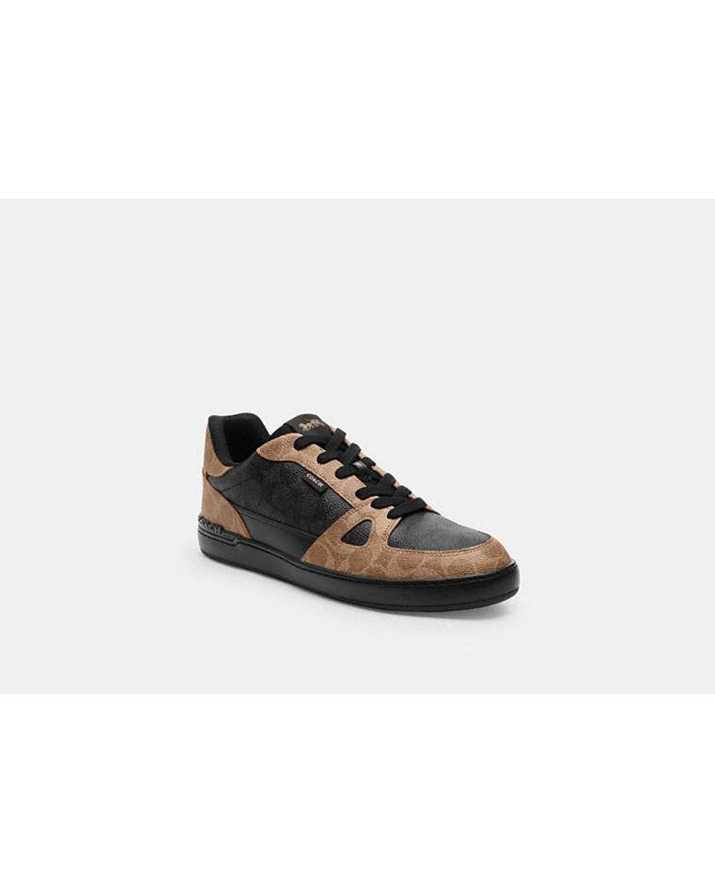 【COACH】Clip Court  スニーカー 在庫確認下さい COACH® Outlet | Clip Court Low Top Sneaker In Signature Canvas