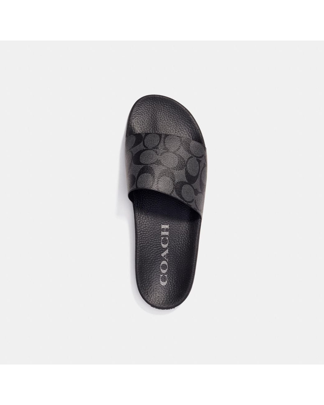 COACH Black Slide for men