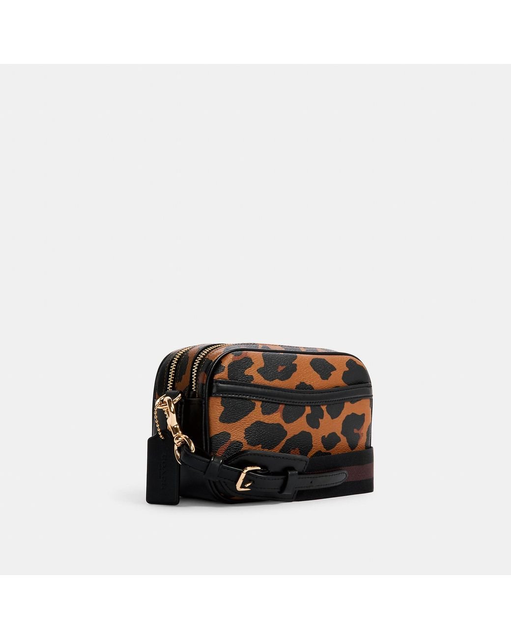 Coach leopard crossbody purse hotsell