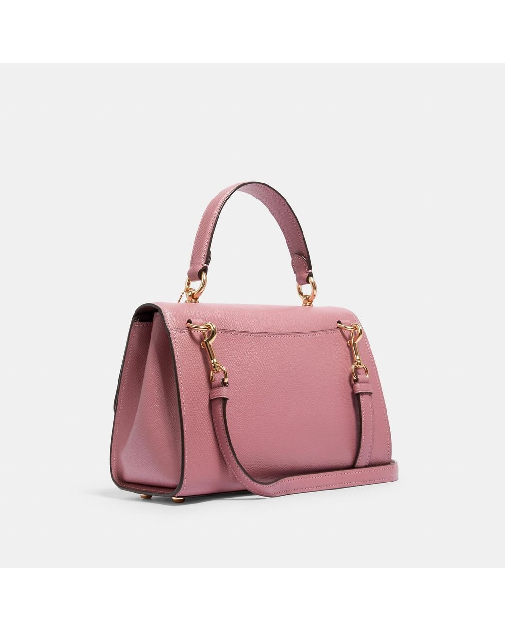 COACH Tilly Top Handle Bag Satchel in Pink | Lyst