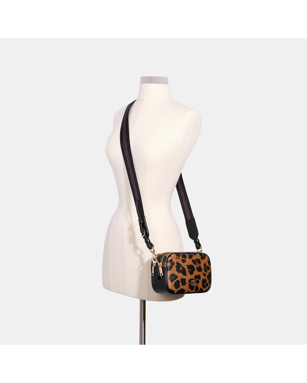 COACH Jes Crossbody Bag 20 With Leopard Print | Lyst