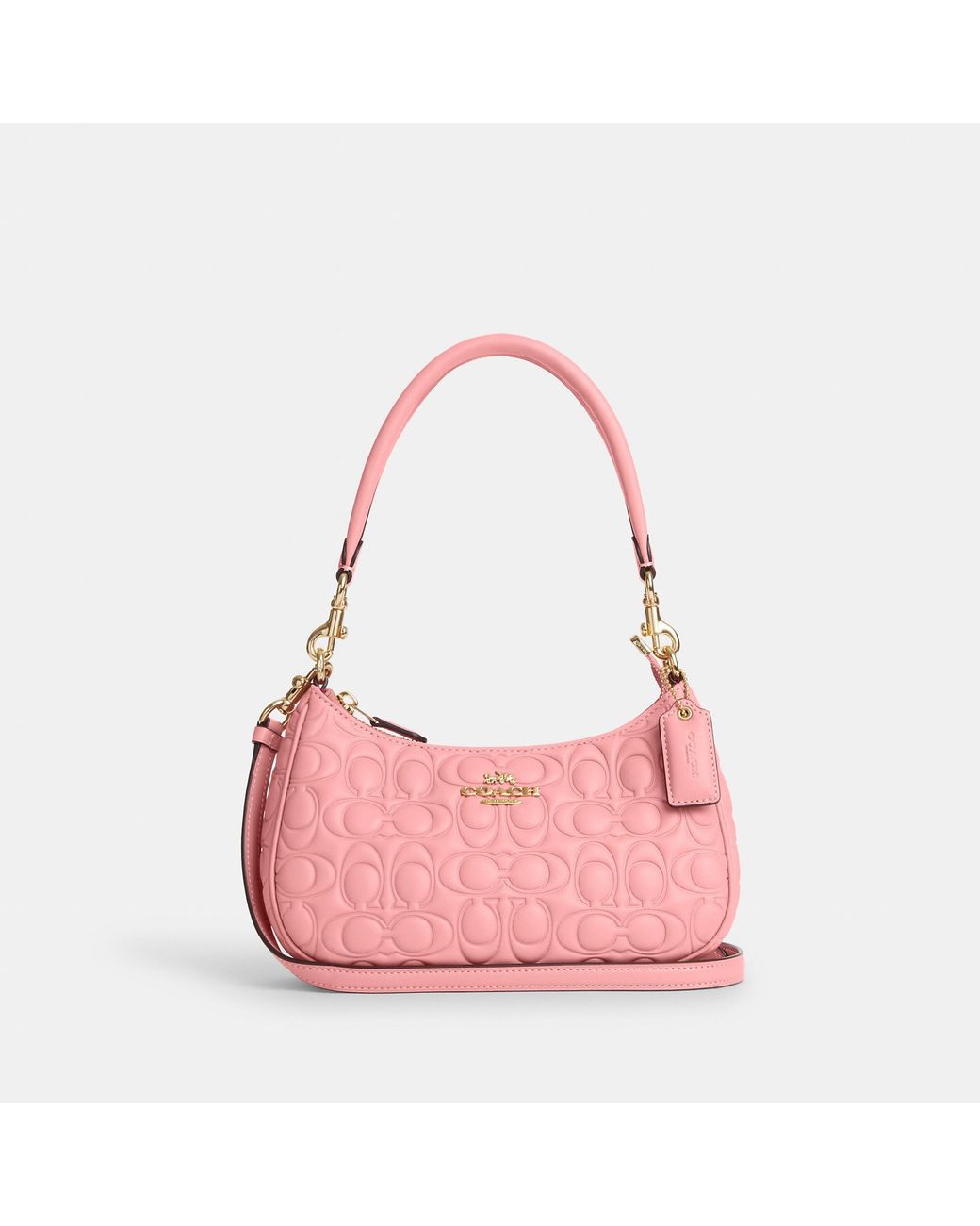 Coach Outlet Teri Shoulder Bag In Signature Leather in Pink Lyst