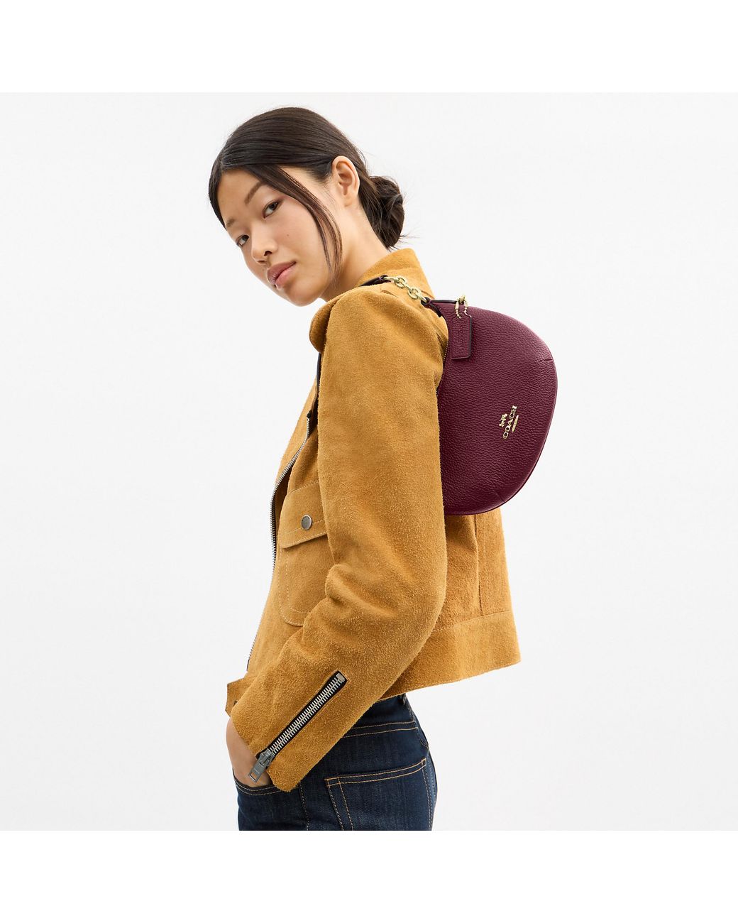 COACH Purple Mini Payton Bag